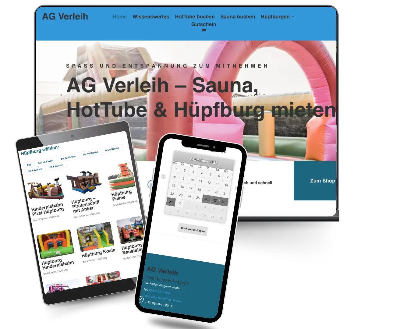 AG Verleih Webseite